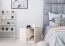 Jugendzimmer - Tisch Matthias 10, Farbe: Creme / Braun - Abmessungen: 47 x 57 x 56 cm (H x B x T)