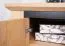 Vitrine Matam 05, Farbe: Eiche - 180 x 125 x 40 cm (H x B x T)