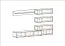 Wohnwand im erfrischenden Design Bjordal 39, Farbe: Anthrazit / Eiche Wotan - Abmessungen: 150 x 240 x 40 cm (H x B x T), mit LED-Beleuchtung