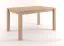 Esstisch Esszimmertisch 120x80 cm Eiche massiv, Farbe: Natur Abbildung