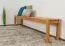 Hockerbank Buche Massivholz Abbildung