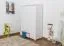 Kleiderschrank 3-türig, Farbe: Weiß 190x133x60 cm Abbildung