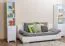 Regal - 40 cm breit, Kiefer Holz-Massiv, Farbe: Weiß Abbildung