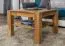 Wohnzimmertisch Eiche Massivholz Farbe: Natur 50x65x65 cm Abbildung