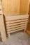 Sauna "Alvara" SET mit bronzierter Tür und Kranz - Farbe: Natur, Ofen 9 kW - 245 x 210 x 202 cm (B x T x H)
