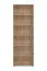 Großes Bücherregal / Regal Knide 16, Farbe: Eiche Sonoma, ABS-Kanten, sechs Fächer, für Wohnzimmer, Maße: 211,5 x 70 x 24,5 cm