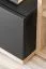 Wohnwand | Farbe: Eiche Ribbeck / Schwarz | Push-to-open Funktion | Maße: 240 x 40 x 127 cm | 11 Fächer | 1 Schrank | 1 Regal | 1 TV-Unterschrank | 1 Wandregal