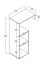 Jugendzimmer - Regal Garian 16, Farbe: Eiche - Abmessungen: 98 x 50 x 30 cm (H x B x T)