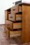 Schreibtisch Kiefer massiv Vollholz Eichefarben 003 - Abmessung 74 x 136 x 55 (H x B x T)
