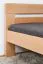 Einzelbett / Gästebett "Easy Premium Line" K6, 120 x 200 cm Buche Vollholz massiv Natur