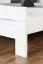 Doppelbett "Easy Premium Line" K6, 200 x 200 cm Buche Vollholz massiv weiß lackiert