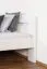 Jugendbett "Easy Premium Line" K6, 200 x 200 cm Buche Vollholz massiv weiß lackiert