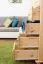 Kleiderschrank Massivholz natur 009 - 190 x 90 x 60 cm (H x B x T)