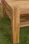 Couchtisch Eiche Massivholz Farbe: Natur 50x80x80 cm