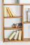 Bücherregal - 100 cm breit, Kiefer Holz-Massiv, Farbe: Eiche