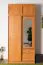 Schrank / Garderobe Paseh 04, Farbe: Erle - Abmessungen: 220 x 100 x 40 cm (H x B x T)
