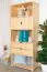 Standregal, 80 cm breit, Kiefer Holz-Massiv, Farbe: Natur