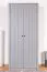 Kleiderschrank Landhausstil, Farbe: Grau, Abmessung: 198 x 90 x 53 cm (H x B x T)