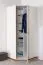 Eckschrank Jugendzimmer Weiß 198x86x86 cm