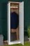 Garderobenschrank, Farbe: Weiß / Walnuss - 193 x 65 x 38 cm (H x B x T)