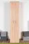 Drehtürenschrank / Kleiderschrank Muros 01, Farbe: Eiche Braun - 222 x 50 x 52 cm (H x B x T)