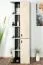 Jugendzimmer - Schrank Aalst 05, Farbe: Eiche / Creme / Schwarz - Abmessungen: 190 x 60 x 40 cm (H x B x T)
