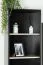 Jugendzimmer - Schrank Aalst 06, Farbe: Eiche / Creme / Schwarz - Abmessungen: 190 x 45 x 40 cm (H x B x T)