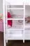Kinderetagenbett 120 x 200 cm | Massivholz: Buche | Weiß Lackiert | umbaubar in 2 Einzelbetten | Premium-Qualität | inkl. Rollroste Abbildung