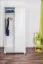 92 cm breiter Kleiderschrank mit 2 Türen | Farbe: Weiß Abbildung