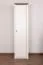 Schmaler 50 cm breiter Kleiderschrank mit 1 Tür | Farbe: Weiß Abbildung