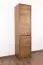 Schrank schmal, Farbe: Eiche Dunkelbraun - Abmessungen: 196 x 50 x 43 cm (H x B x T) Abbildung