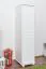 Vollholz Schrank, Farbe: Weiß 190x47x60 cm Abbildung