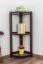Regal, Küchenregal, Wohnzimmerregal, Bücherregal - 30 cm breit, Kiefer Holz-Massiv, Farbe: Nuss Abbildung
