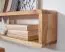 Handgefertigtes Hängeregal 3 teilig aus Akazie Massivholz, Farbe: Akazie - Abmessungen: 20 x 80 x 15 cm (H x B x T), mit natürlicher Holzmaserung