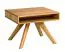 Wohnzimmer Komplett - Set A Nobres, 5- teilig, in Eiche / Natur, braunes Antisol-Glas, dekorative Eichenlamellen, Beine und Griffe in Schwarz