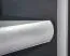 Schmale Garderobe Ringerike 01, Farbe: Antharzit / Eiche Artisan - Abmessungen: 203 x 90 x 32 cm (H x B x T), mit genügend Stauraum