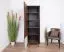 Schrank Mairenke 02, Farbe: Walnuss / Schwarz matt - Abmessungen: 191 x 59 x 55 cm (H x B x T)