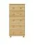 Kommode mit Schubladen Vollholz 60 cm