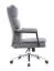 Komfort Bürostuhl Kilindi 02, Farbe: Grau, drehbare Sitzfläche, höhenverstellbar, ergonomisch geformte Rückenlehne, Maße: 108-116 x 49 x 71 cm