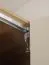 Falttür / Kleiderschrank | Farbe: Beige | Griffe: Schwarz | 3 Schubladen | 3 Kleiderstangen | 175 x 60 x 240 cm | Soft-Close | inkl. LED-Beleuchtung