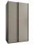 Kleiderschrank / Schiebetürenschrank | 6 Fächer | 2 Kleiderstangen | 245,5 x 130 x 64 cm | 2 Schiebetüren | 6 Einlegeböden | Farbe: Kaschmir | Soft-Close