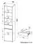 Jugendzimmer - Regal Alard 03, Farbe: Weiß - Abmessungen: 195 x 45 x 40 cm (H x B x T)