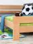Jugendbett / Kinderbett "Easy Premium Line" K6, 120 x 200 cm Buche Vollholz massiv Natur