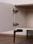 TV-Unterschrank Asau 08, Farbe: Kaschmir / Eiche dunkel - Abmessungen: 56 x 206 x 47 cm (H x B x T)