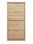 Schuhkipper Kiefer Holz massiv, Farbe: Natur 150x72x30 cm, Schuhschrank Schuhkommode Abbildung