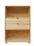 Regal, Küchenregal, Wohnzimmerregal, Bücherregal - 80 cm breit, Kiefer Holz-Massiv, Farbe: Natur Abbildung