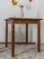 Küchentisch 75x75 cm Kiefer massiv, Farbe: Eiche Abbildung