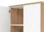 Zweitüriger Kleiderschrank Brus 03, Farbe: Eiche Artisan / Weiß, eine Kleiderstange, ein Fach, Maße: 203,5 x 80,5 x 53 cm, für Schlafzimmer