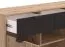 Modernes Sideboard mit viel Stauraum Zvesdara 06, drei Schubladen, Farbe: Eiche Artisan / Schwarz, drei Türen, sechs Fächer, Maße: 92,5 x 157 x 40 cm