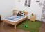 Jugendbett Wooden Nature 01 Kernbuche massiv geölt - Liegefläche 90 x 200 cm (B x L)